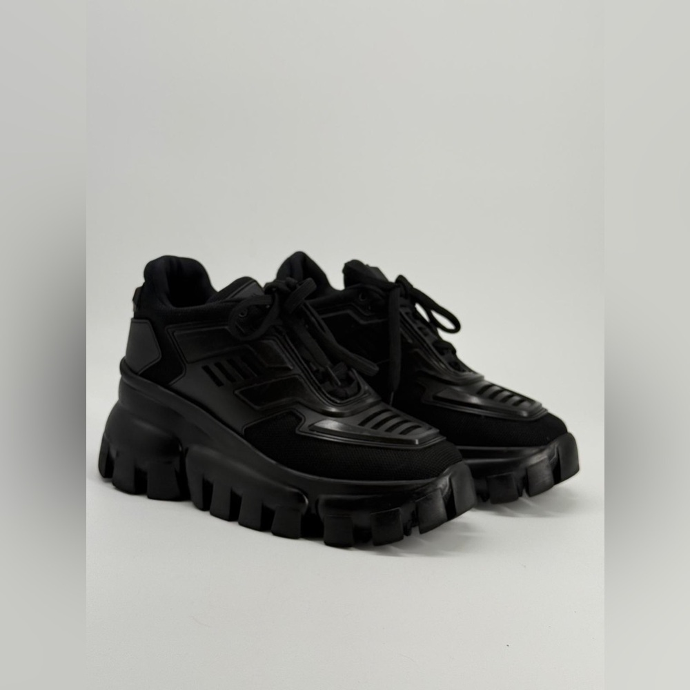 Prada Cloudbust Thunder Sneaker in Black US 7.5